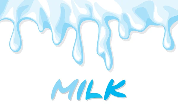 Fondo de salpicadura de leche — Vector de stock