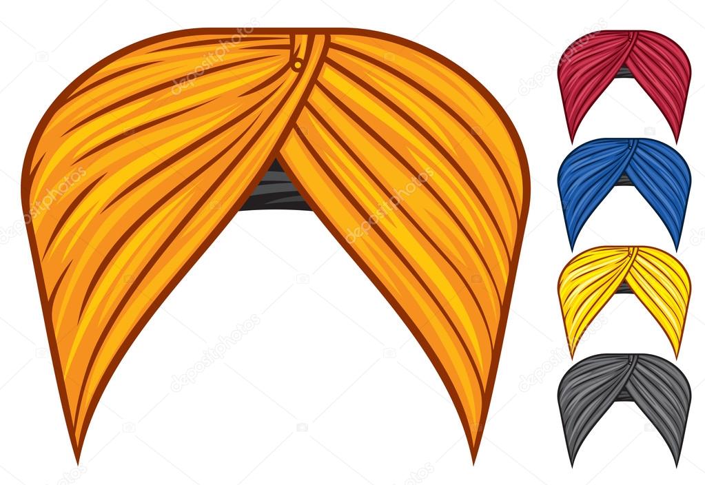 oriental turban headdress set