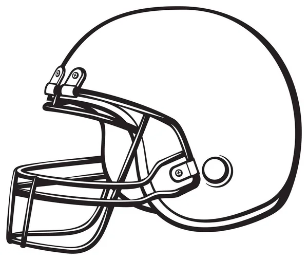 American football helmet — Stock Vector