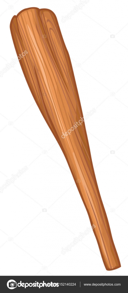 Wooden Club Vector Illustration Truncheon Or Cudgel Weapon Of Ancient Man Vector Image By C Tribaliumivanka Vector Stock