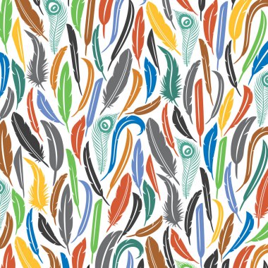 arka plan deseni ile tüyleri kutsal kişilerin resmi