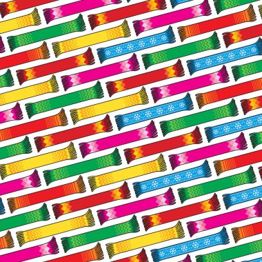 arka plan deseni eşarp vektör çizim ile