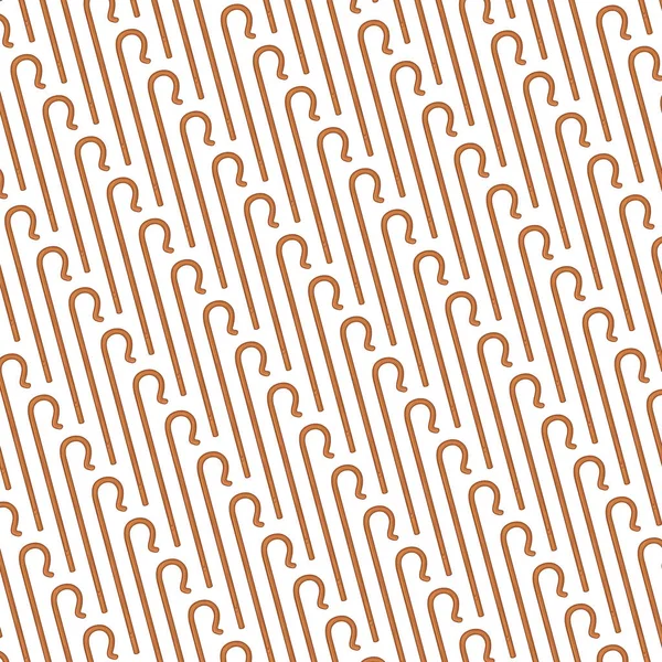 Motif de fond avec le berger escroc (crochet ) — Image vectorielle