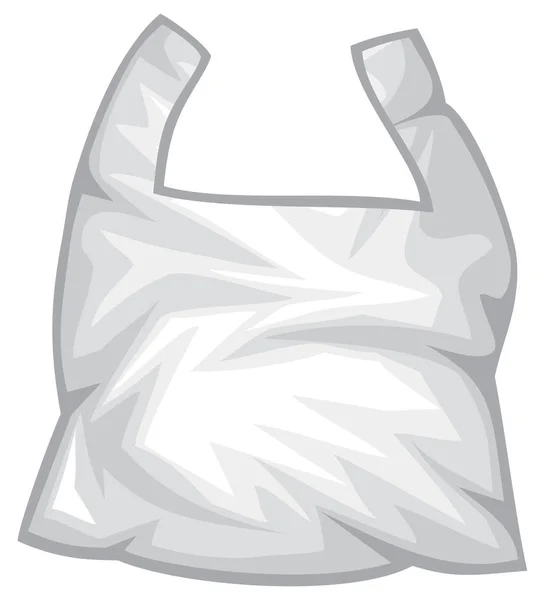 Πλαστικά Σκουπίδια Τσάντα Εικονογράφηση Διάνυσμα — Διανυσματικό Αρχείο