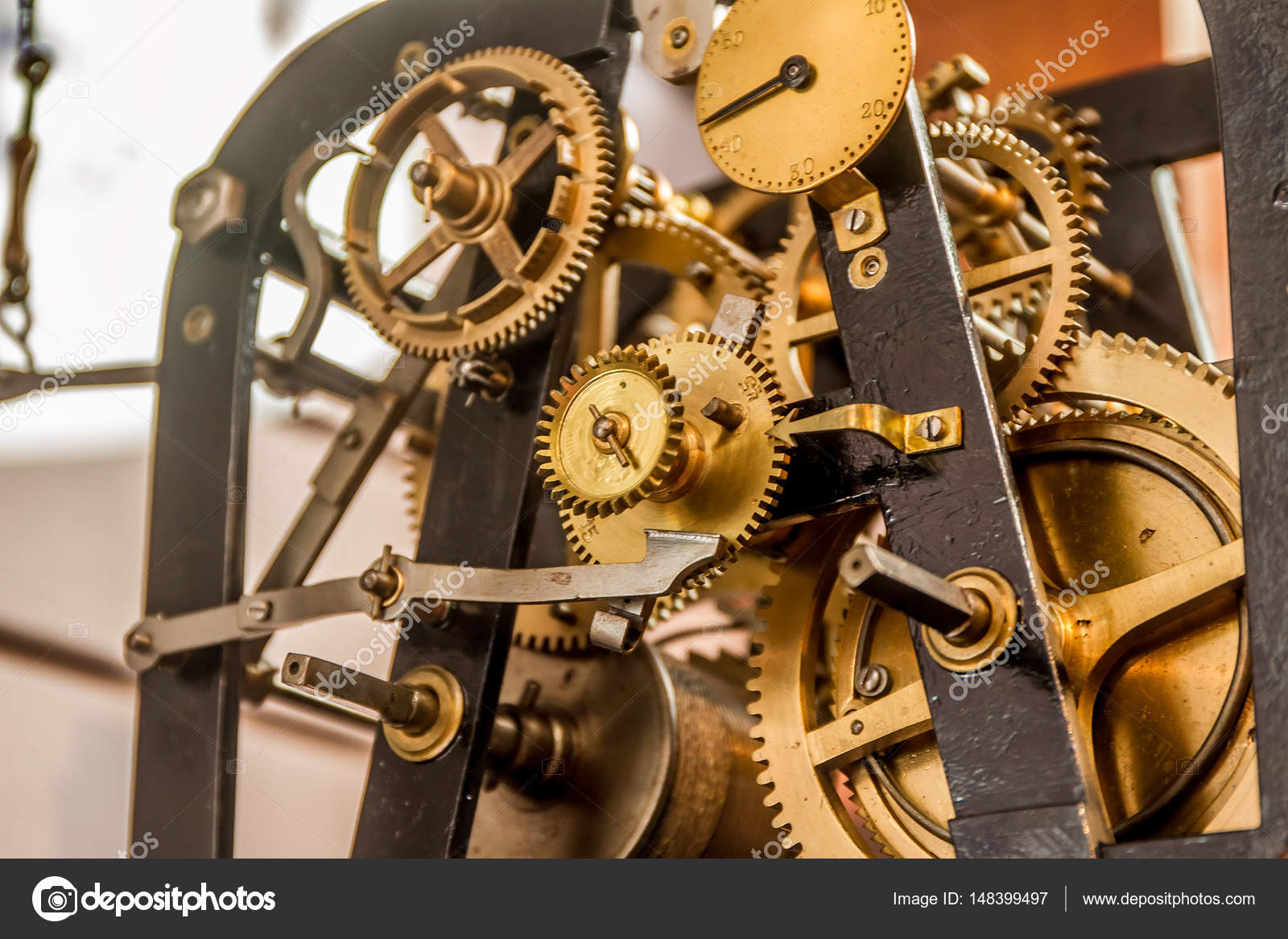 Clock gear mechanism — Stock Photo © volare2004 #148399497, image size:1600x1167