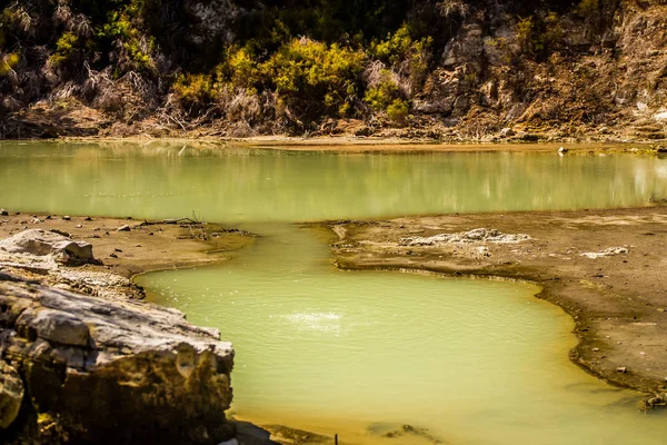 Zona geotérmica de Wai-o-Tapu — Foto de Stock