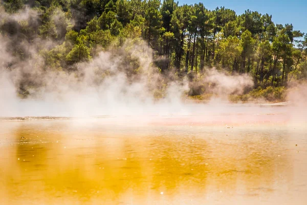 Área geotérmica de Wai-o-Tapu — Fotografia de Stock