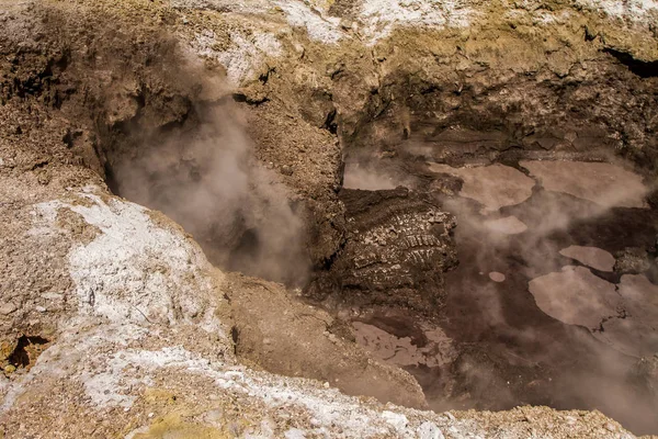 Área geotérmica de Wai-o-Tapu — Fotografia de Stock