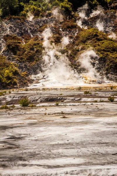 Orakei korako geotermal Долина — стокове фото