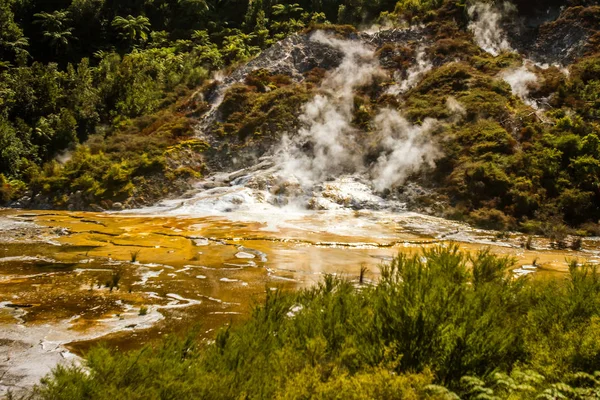 Orakei korako geotermal κοιλάδα — Φωτογραφία Αρχείου