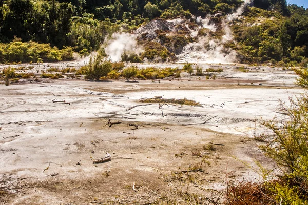 奥拉凯 korako geotermal 谷 — 图库照片