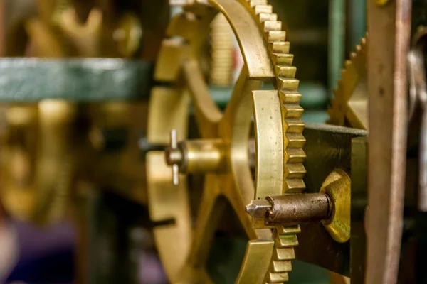 Clock gear mechanism — Stock Photo, Image