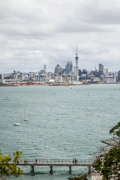Moderne Auckland by - Stock-foto