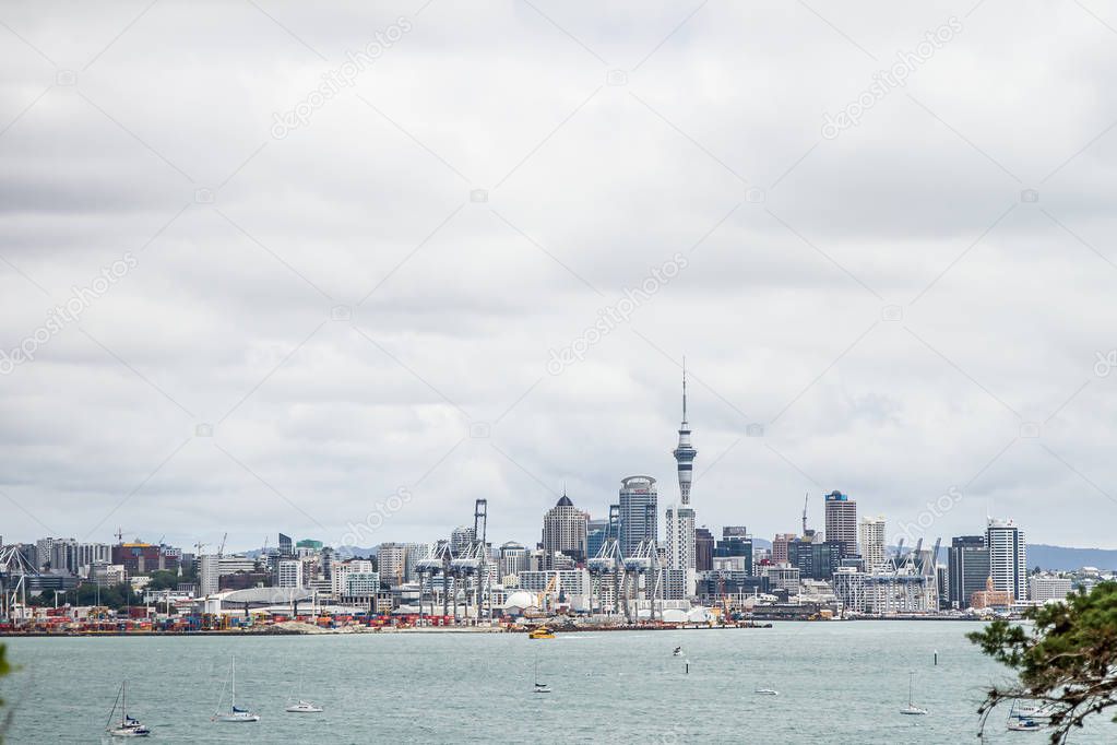 Modern Auckland city