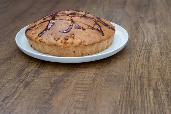 Homemade pie on table — Stock Photo, Image