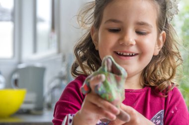 kapalı kız genç çocuk portresi 