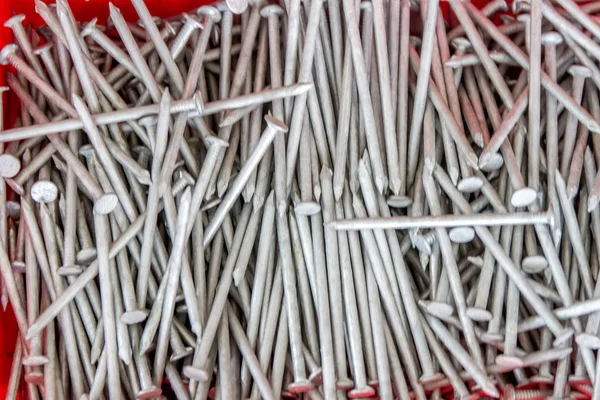 A box of nails — Stock Photo, Image