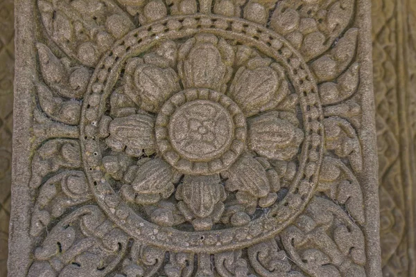 Antiguo tallado jemer de Krishna — Foto de Stock