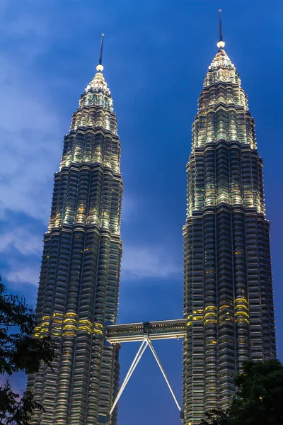 Petronas Twin towers, kuala lumpur — Stockfoto