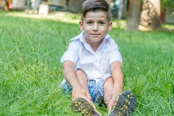 Pěkný dítě chlapec — Stock fotografie