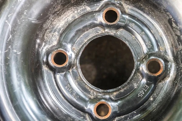 Close up de pneus de carro — Fotografia de Stock