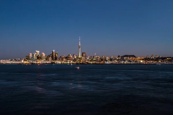 Skyline van Auckland Cbd — Stockfoto