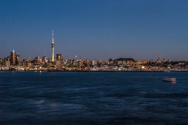 Skyline van Auckland Cbd — Stockfoto