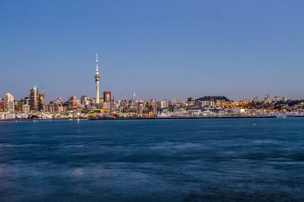 Skyline van Auckland Cbd — Stockfoto