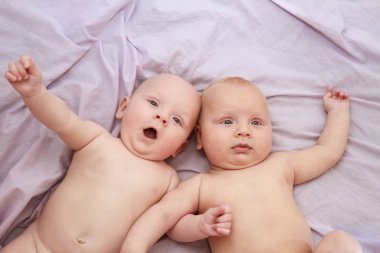 Bebek İkizler kapalı portresi