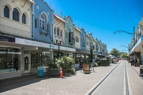 Christchurch, Yeni Zelanda - 30 Ocak 2018:Christchurch şehir merkezi