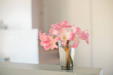 Güzel taze çiçek buketi.