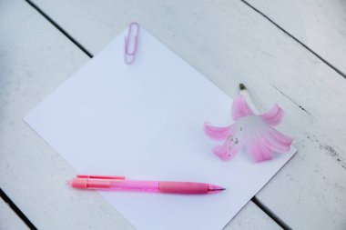 boş kağıt, not tasarımı, iş ve serbest konsept