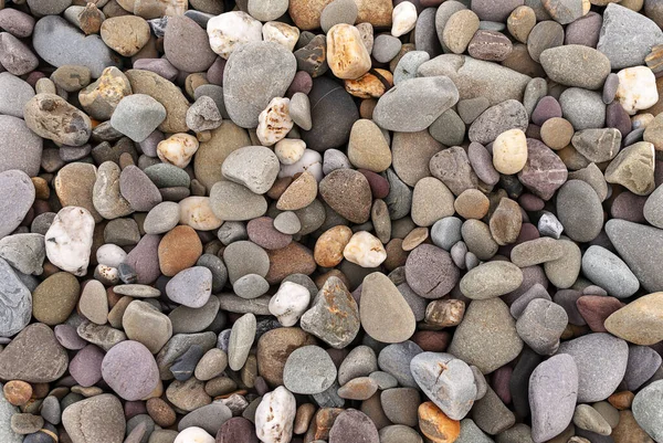 Pedras lisas fundo textura. Pebbles atlânticos . — Fotografia de Stock