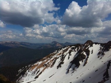 Romanya dağları Mayıs 2017 