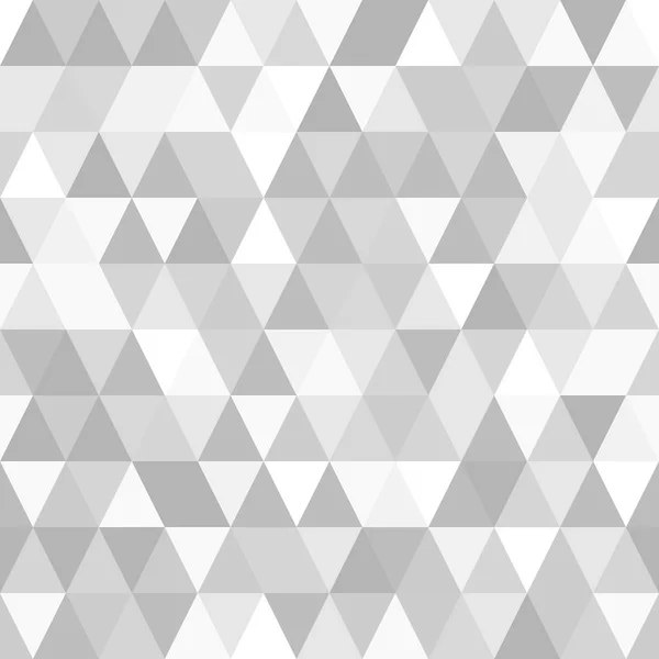 Beautiful abstract seamless background pattern with gray triangles. Vector image — Stock Vector