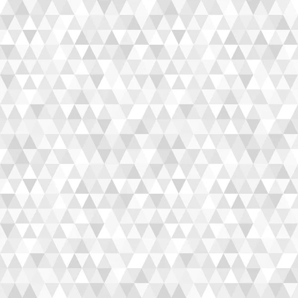 灰色の三角形で美しい抽象的なシームレス背景パターン。ベクトル画像 — ストックベクタ
