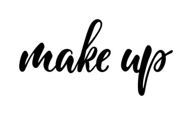 Typography posterini uydur. Vektör harfleri. Hediye kartları, hatıra defteri, güzellik blogları, posterler, tişörtler için kaligrafi ifadesi. Tipografi sanatı.