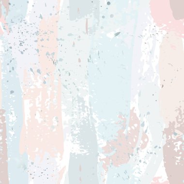 Çıplak pastel suluboya çizgileri olan kusursuz bir desen. Elle boyanmış fırça darbeleri. Arkaplan romantik tasarımı. Tebrik kartları ve düğün davetiyeleri için, doğum günü, sevgililer günü.