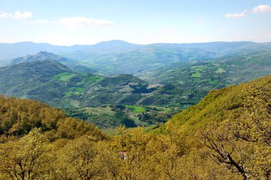 İtalya, Basilicata - panoramik dolomites dağ