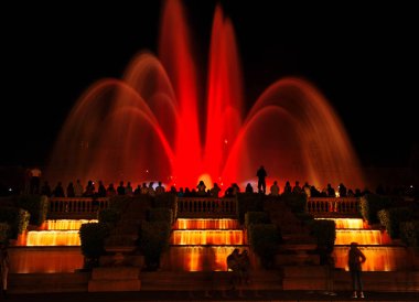 Plaza de Espana, İspanya Barcelona sihirli çeşme