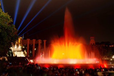 Plaza de Espana, İspanya Barcelona sihirli çeşme