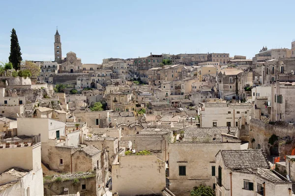 Matera ancient town scenic view, Italy — Stock Photo, Image