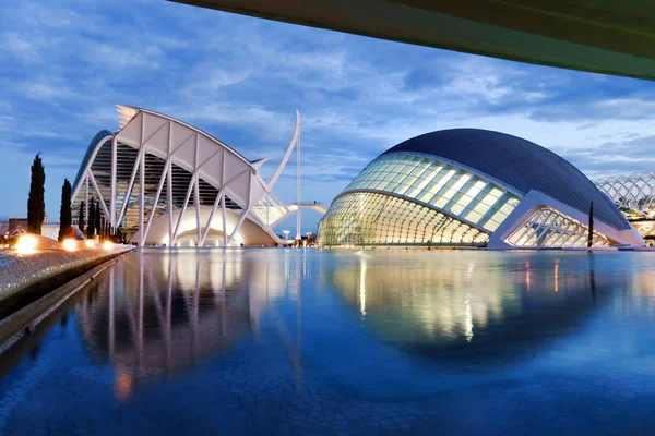 Stad van Kunsten en Wetenschappen, valencia, Spanje — Stockfoto