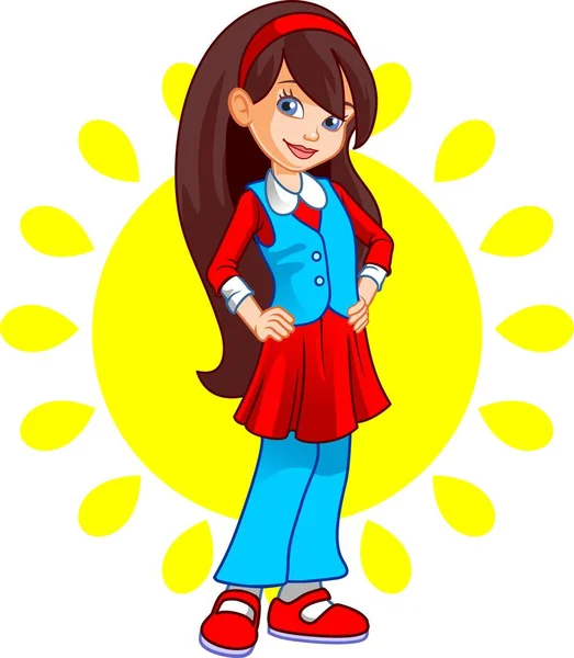 desk kid girl school vector 25441595 Vector Art at Vecteezy