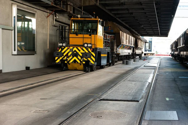 Trein Werf Depot Zürich Stad Zwitserland Industrieel Deel Van Stad — Stockfoto