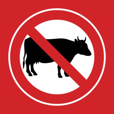 İnek işareti yasaktır.