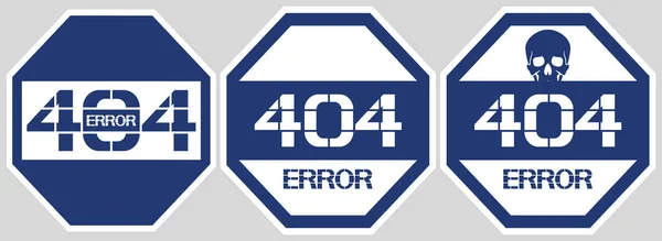 Erorr 404 teken. — Stockvector