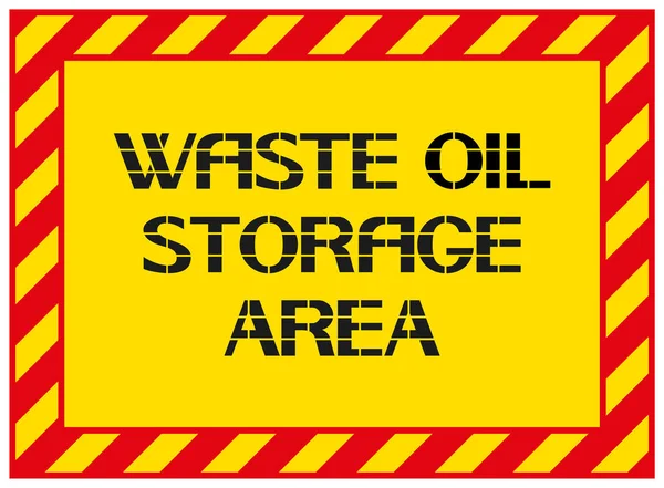 Zona de almacenamiento de aceites usados . — Archivo Imágenes Vectoriales