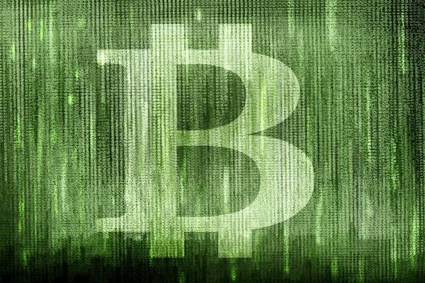 Simbol Bitcoin — Stok Foto