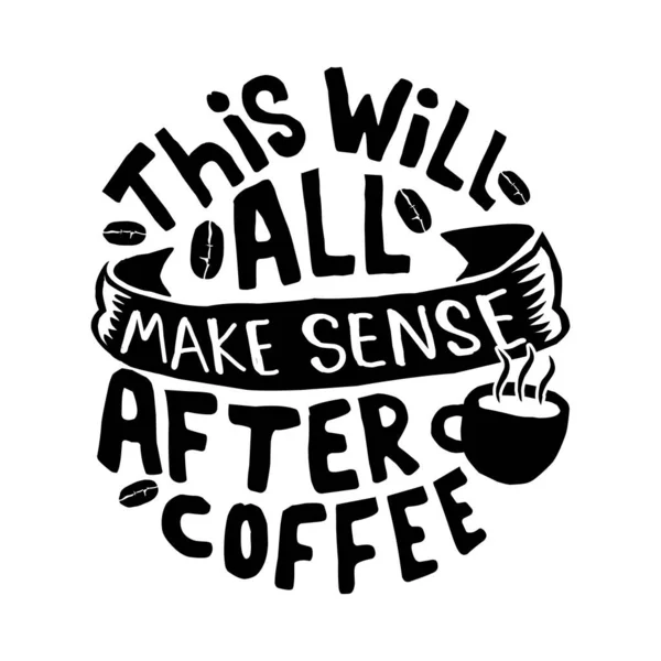 Coffee Best Print Design Όπως Ενδυμασία Shirt Και Άλλα — Φωτογραφία Αρχείου